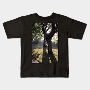 Foggy Rothenburg Morning Kids T-Shirt